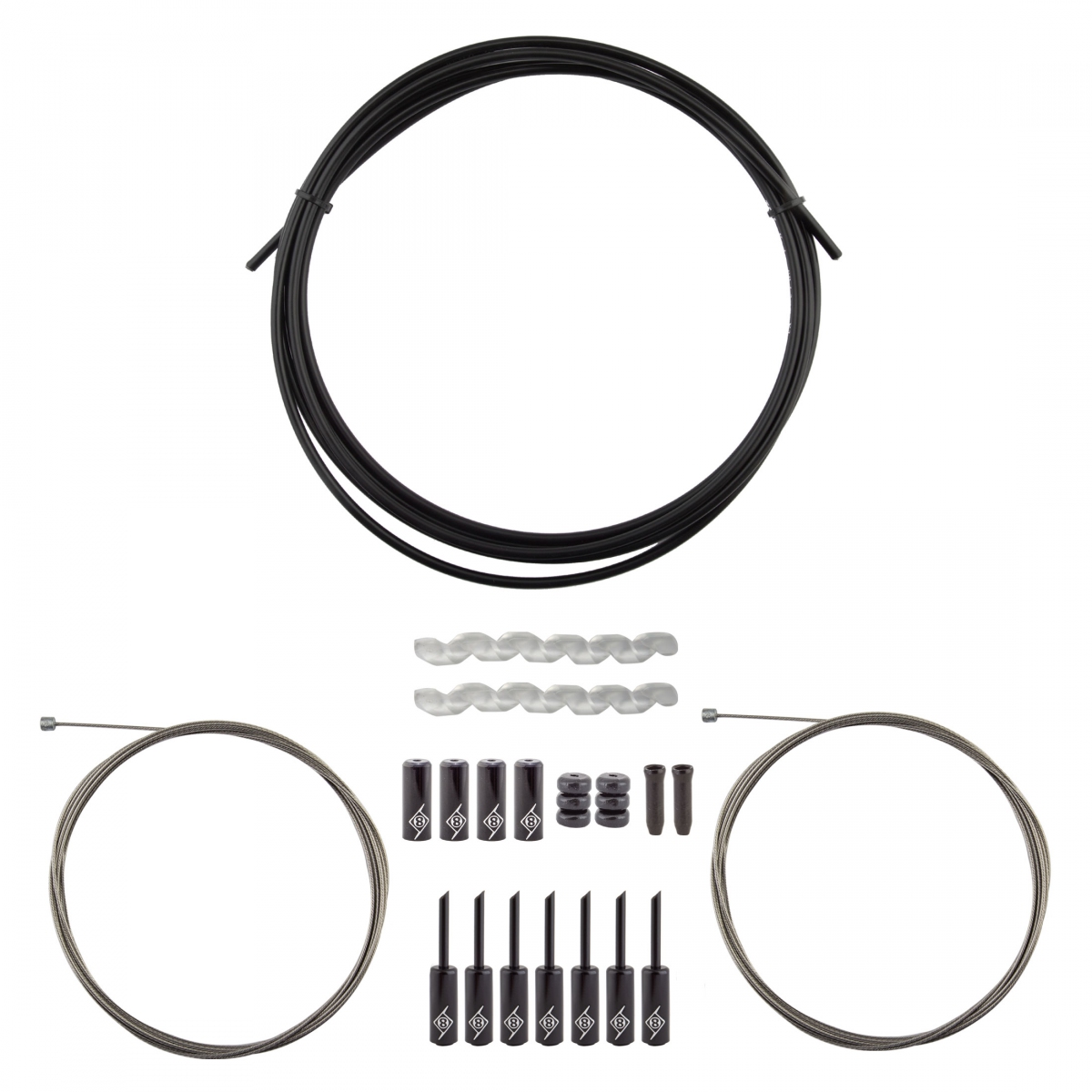 Slick Compressionless 2x Gear Cable/Housing Kit