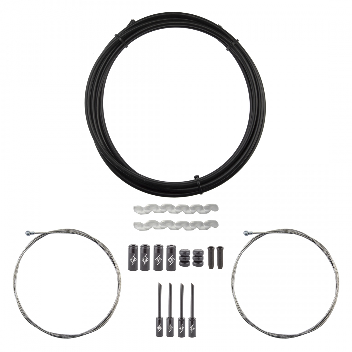 Slick Compressionless Road Brake Cable/Housing Kit
