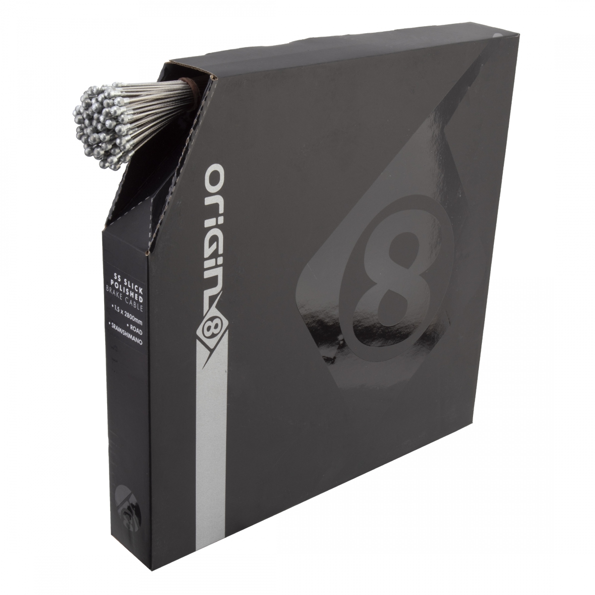 SS Slick Polished Road Brake Cable