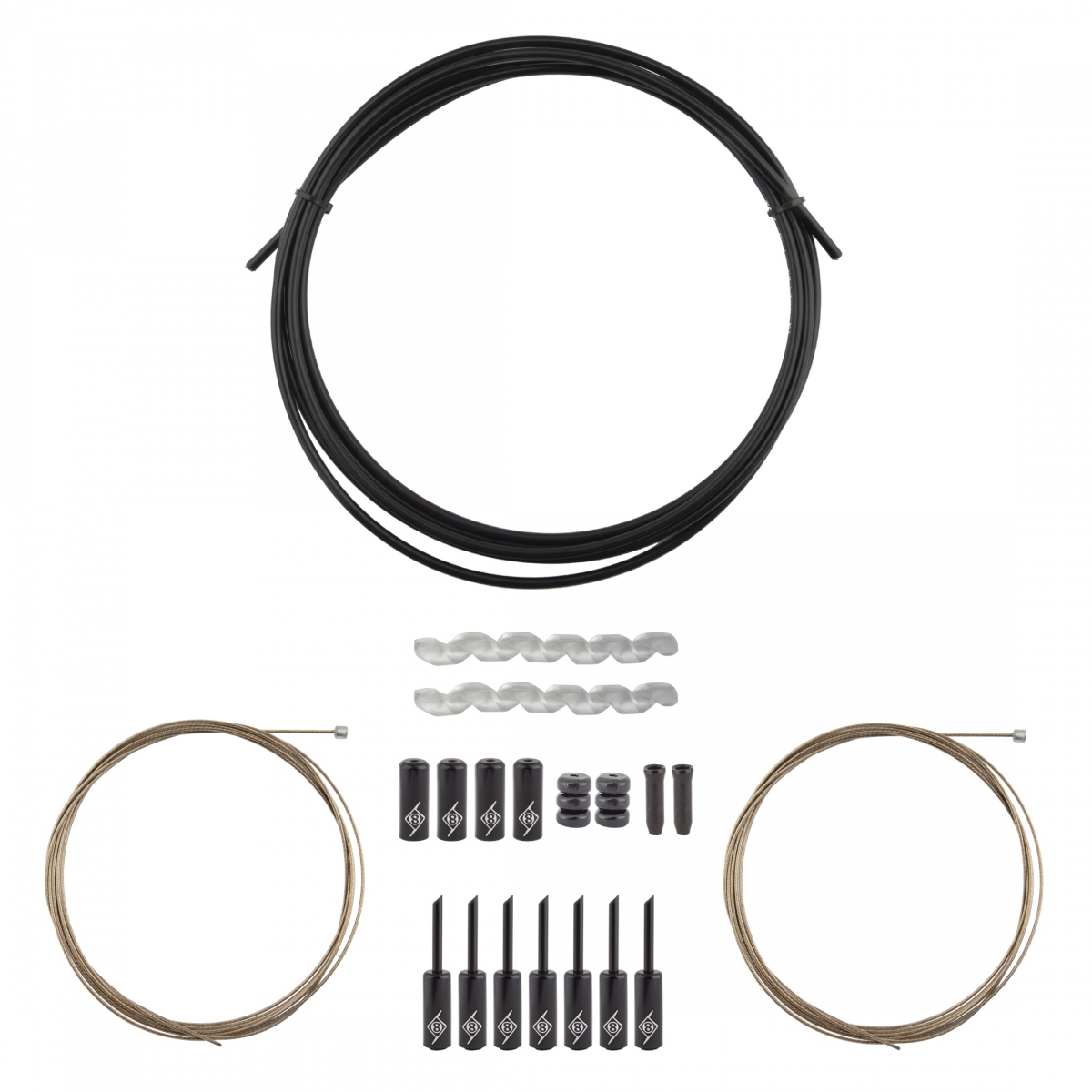 SuperSlick Compressionless 2x Gear Cable/Housing Kit