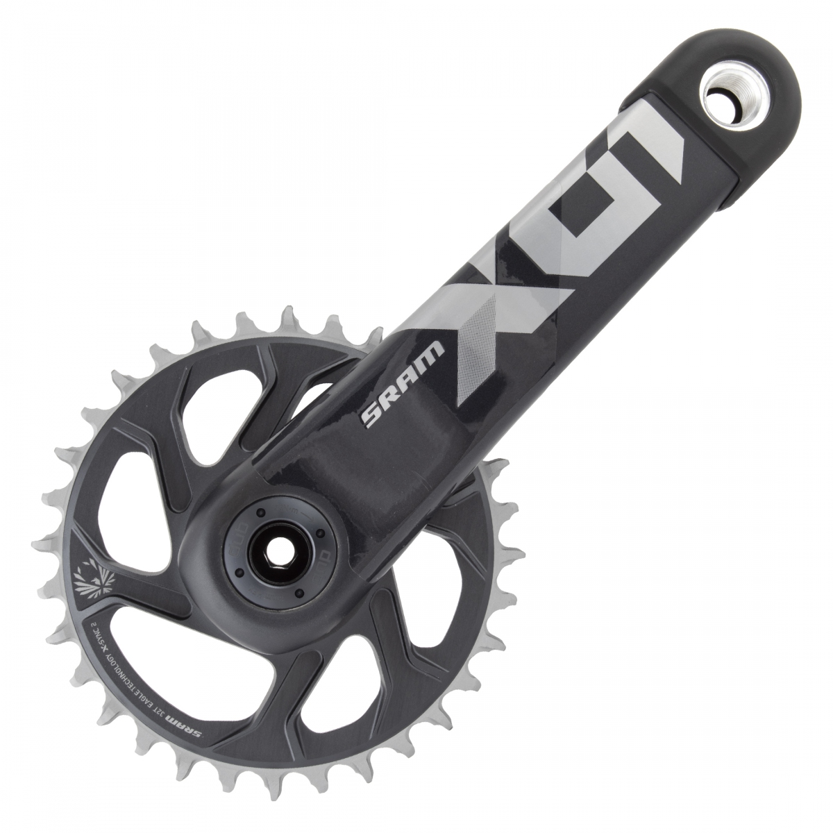 CRANKSET SRAM X01 EAGLE 170x32 DM DUB XSYNC2 w/oCUPS LB-BK
