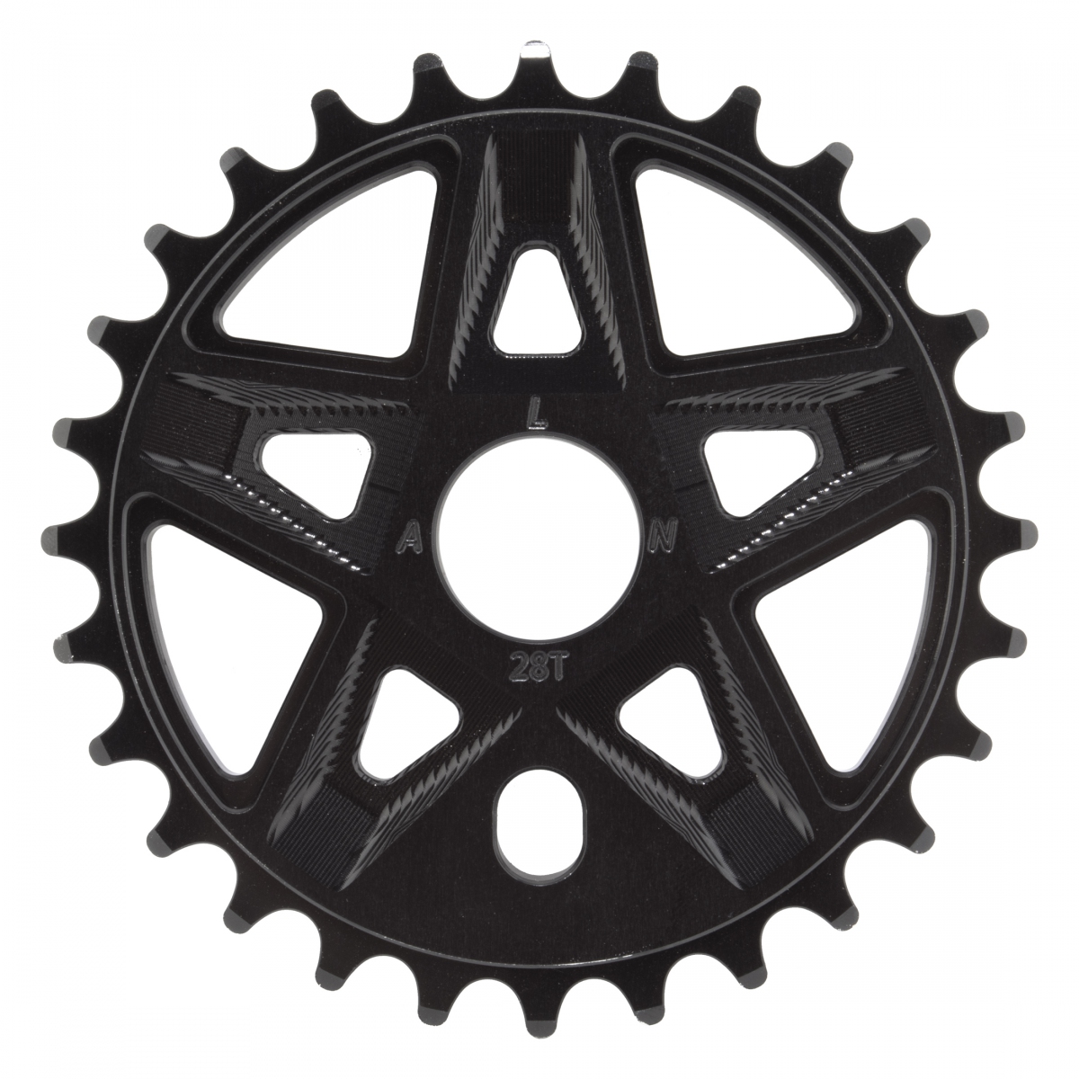 CHAINRING AN 1pc 28T 1/8 PRO RAIDER BK