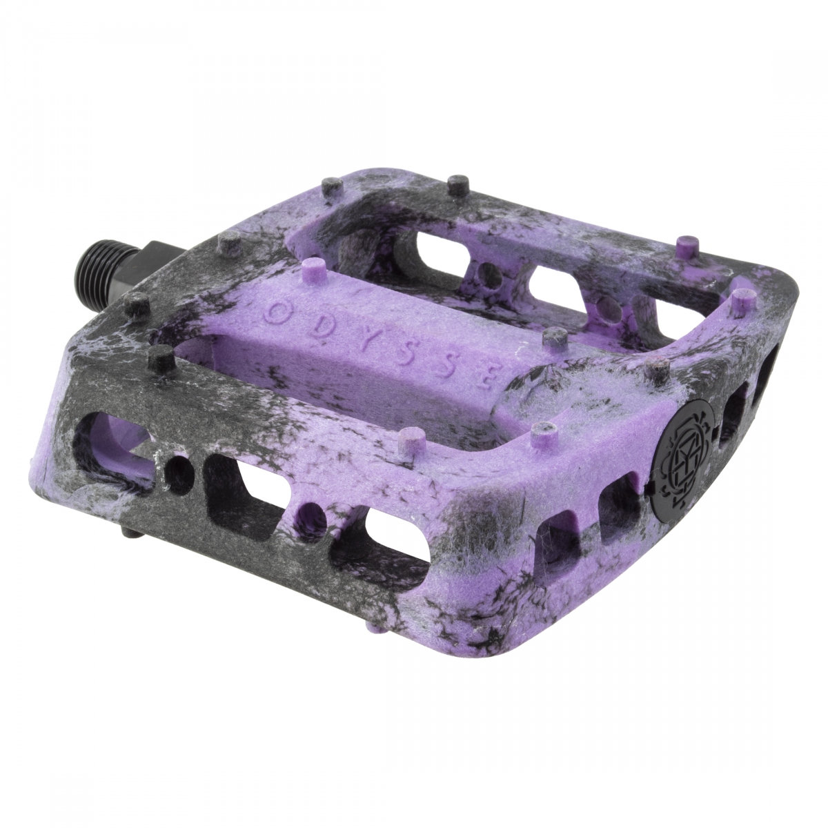 PEDALS ODY MX TWISTED PRO PC 9/16 BK/PU-SWIRL