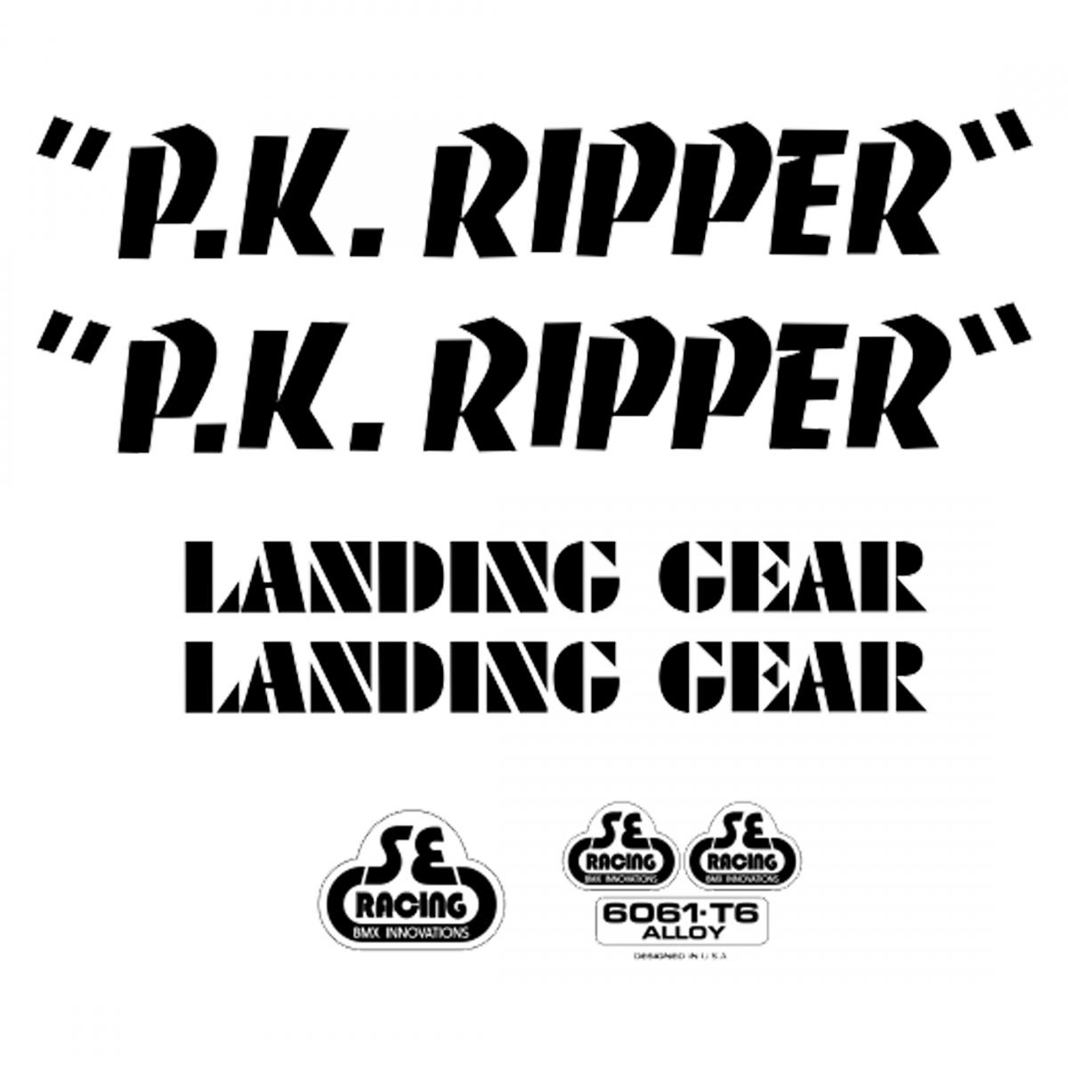 PK Ripper Decal Set