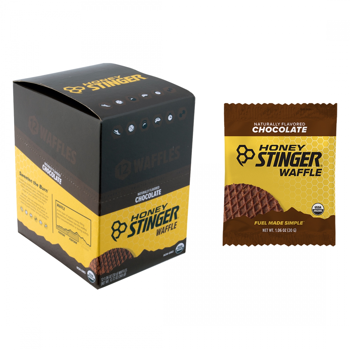 Organic Stinger Waffle Box of 12